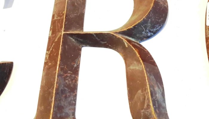16 Letras De Bronce 16 Cm De Altura Alg 3 - 05-06-2021