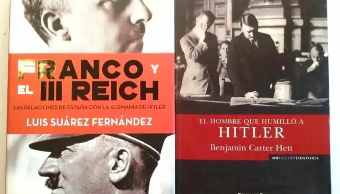 2 Libros: El Hombre que humillo a Hitler, La relacion de España con la Alemania de Hitler