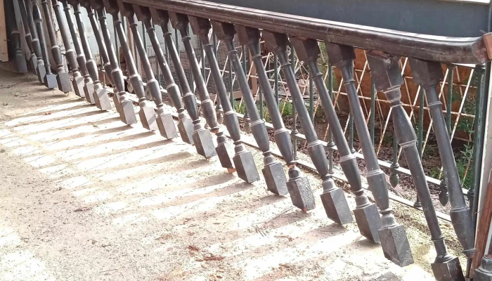 2 tramos de baranda de escalera