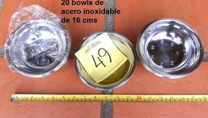 20 Bowls De Acero 16 Cms -  1 - 26-08-2021