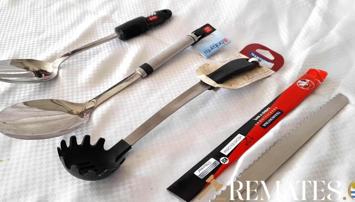 3 Cucharones Diferente Y Cuchillo De Cor 2 - 17-06-2021