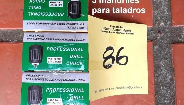 3 mandriles para taladros