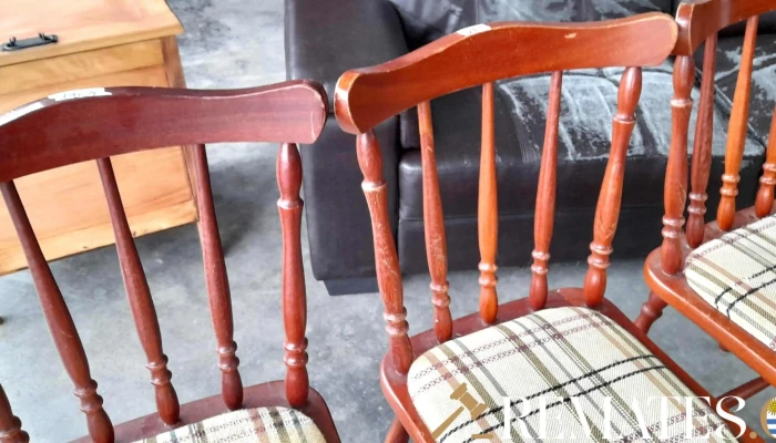 3 Sillas De Madera Estilo Wuinsor Con Ta 3 - 17-06-2021