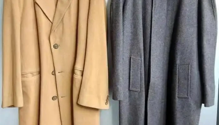 5 sacos paño de lana para hombre, varios talles