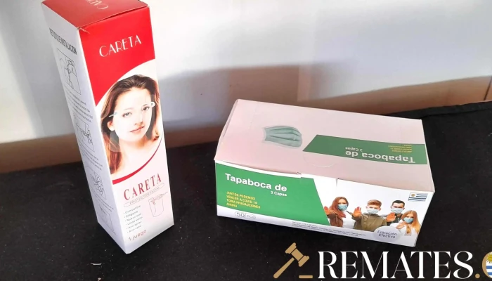 50 tapabocas y mascarilla
