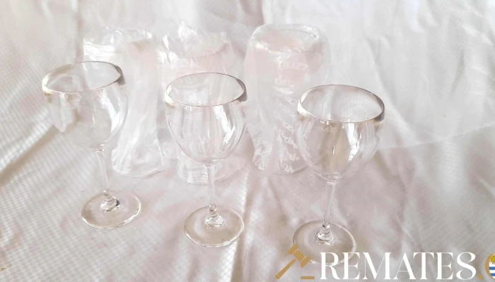 6 copas de plastico