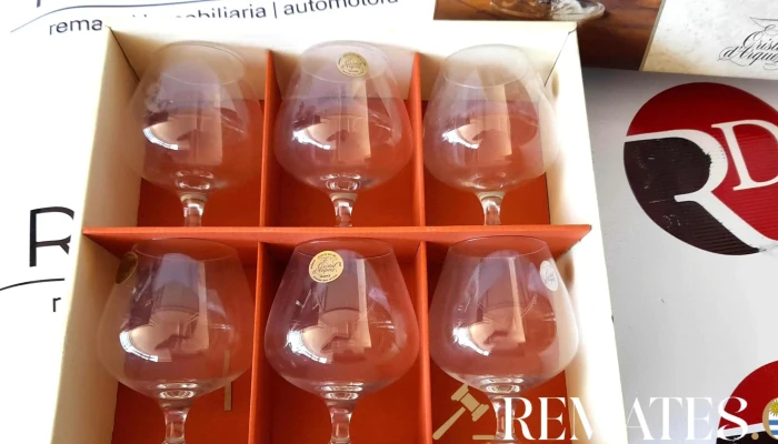 6 Copas De Vino De Cristal -  2 - 17-06-2021