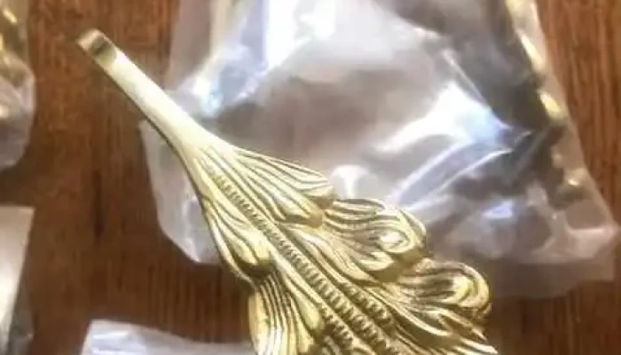 6 Ganchos Para Cortinas En Bronce Macizo -  2 - 30-07-2021