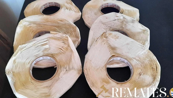6 rollos de cinta doble fas