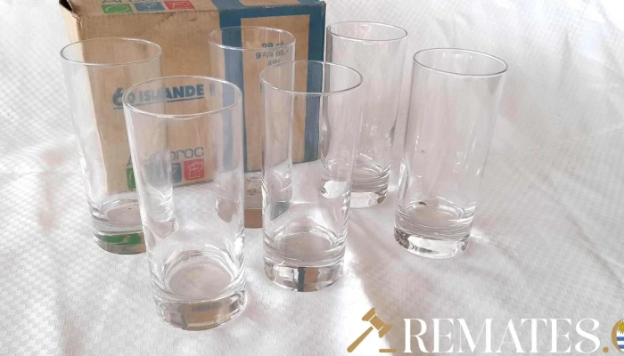 6 Vasos De Vidrio -  1 - 17-06-2021