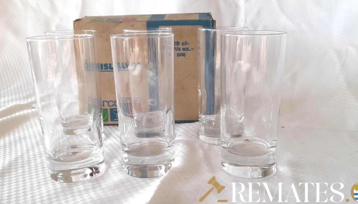 6 Vasos De Vidrio -  2 - 17-06-2021
