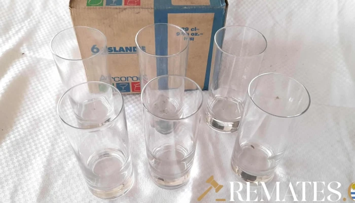 6 Vasos De Vidrio -  3 - 17-06-2021