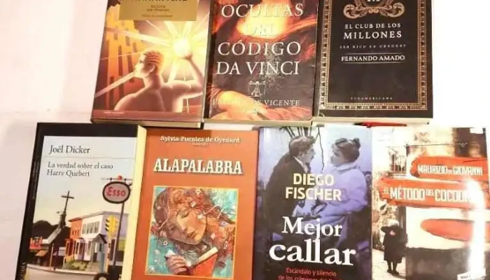 7 Libros: El club de los millones, A la palabra, claves del Codigo Da Vinci
