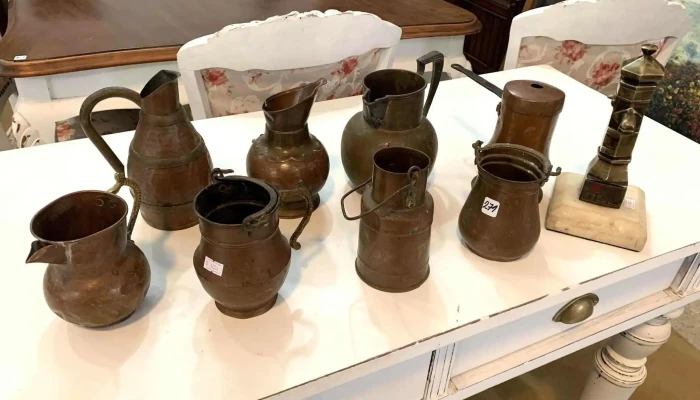 8 Piezas De Cobre Y Canilla Institucional Ose