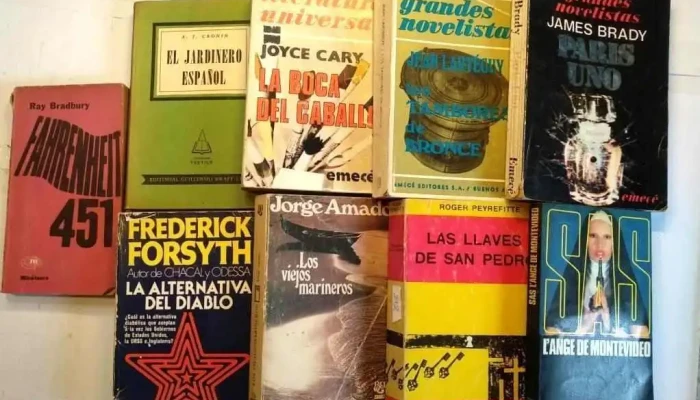 9 Libros: James Brady, Jorge Amado, Faherenheit 451, etc