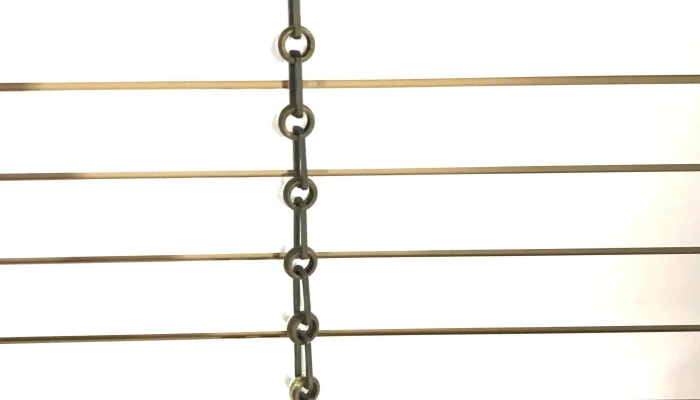 Antigua Cadena De Bronce