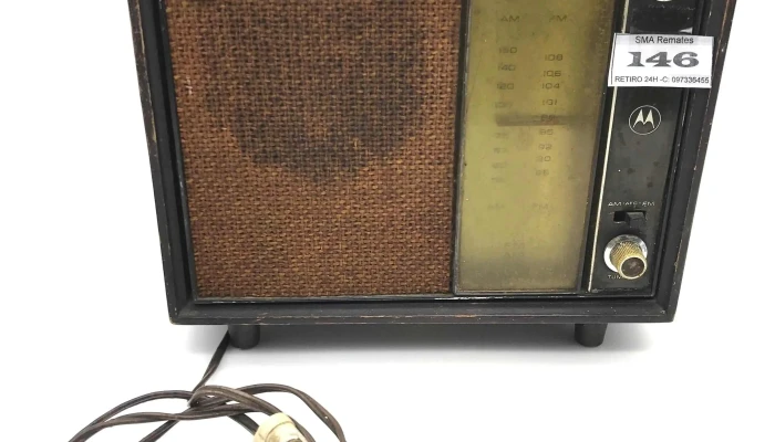 Antigua Radio De Mesa Motorola Funcionando