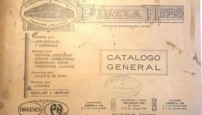 Antiguo Catalogo De Piezas De Casa Piazz 1 - 30-07-2021