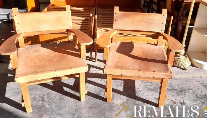 Butacas en madera y suela tipo materas