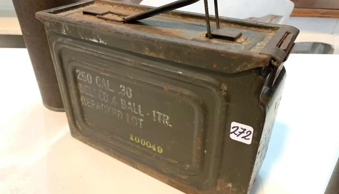Caja Metalica De Municiones Y 2 Porta Ma 3 - 06-12-2020