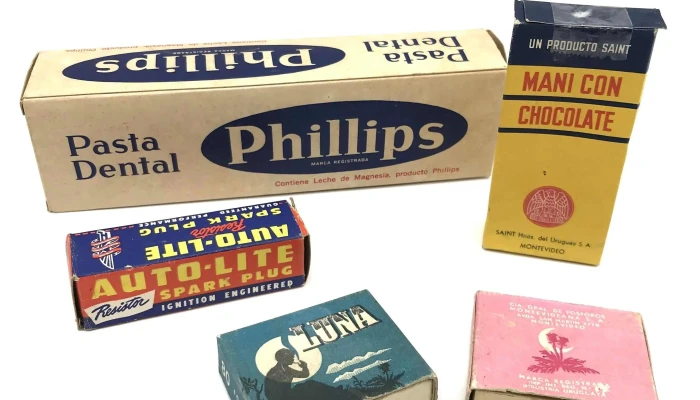 Cajitas De Productos Antiguas
