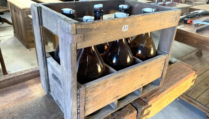 Cajon Con 6 Botellas De 2lts  De Cervecerias Del Uruguay