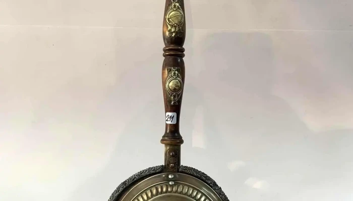 Calienta Cama En Bronce Y Cobre