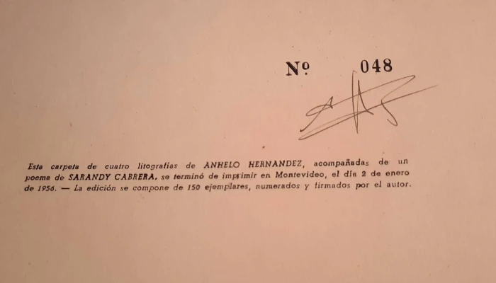 Carpeta Con 4 Litografias De Anhelo Hern 3 - 05-06-2021