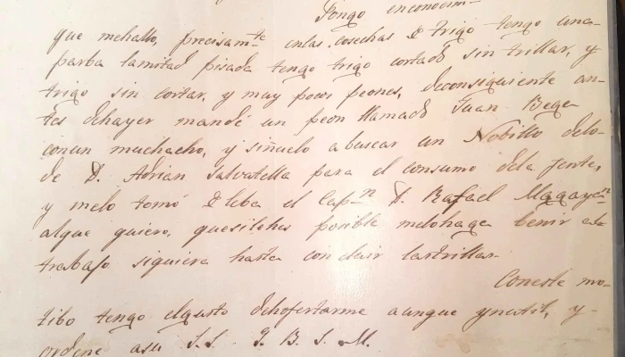 Carta al Coronel Diego Lamas fechada en Valdéz 1857