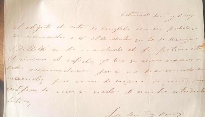 Carta Al Coronel Diego Lamas Salto 1857 -  1 - 30-07-2021