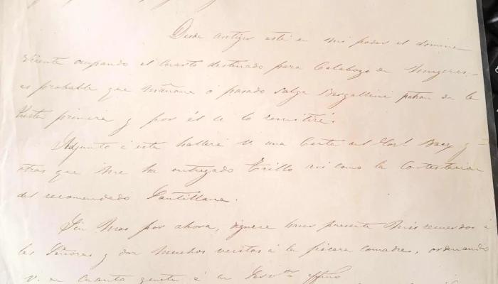 Carta dirigia a Diego Lamas Salto diciembre 1857