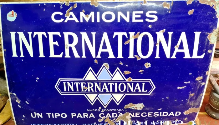 Cartel Esmaltado Ingles Antiguo Interna 2 - 17-06-2021