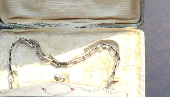 Cartera En Plata Siglo Xix -  2 - 15-08-2021