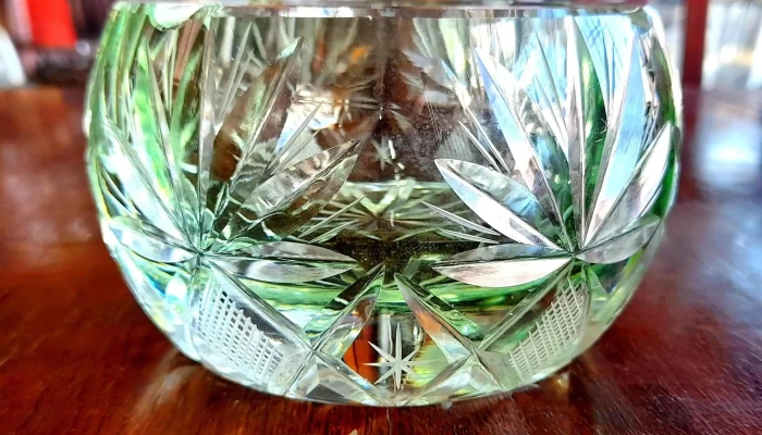Cenicero En Cristal Baccarat Verde Agua 1 - 17-06-2021