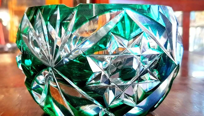 Cenicero En Cristal Baccarat Verde Sano -  2 - 17-06-2021