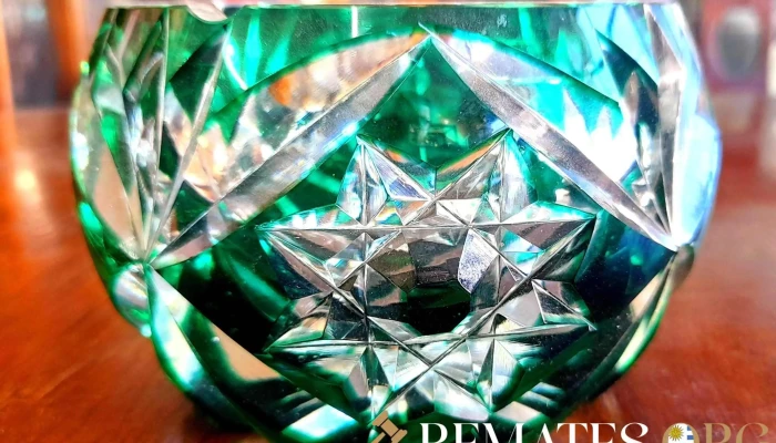 Cenicero En Cristal Baccarat Verde Sano -  3 - 17-06-2021