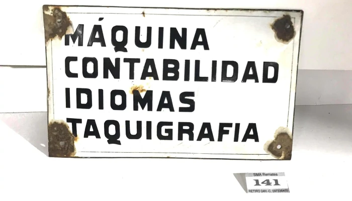Chapa Maquina Contabilidad