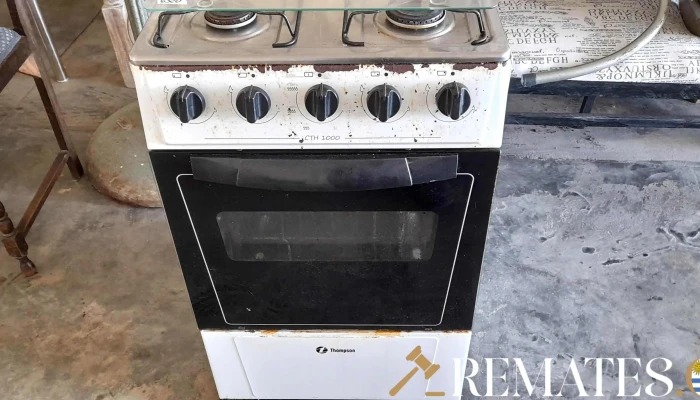 cocina a gas 4 hornallas blanca