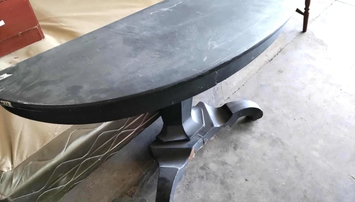 Consola De Madera Color Negro -  2 - 17-06-2021