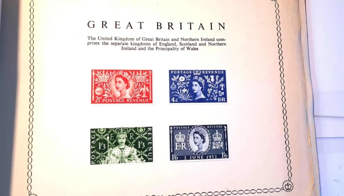 Coronation Stamps 1953 Sellos Con Sellos 3 - 05-06-2021