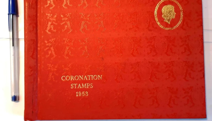 Coronation Stamps 1953 sellos con sellos de las distintas Colonias Británicas al asumir la Reina Isabel