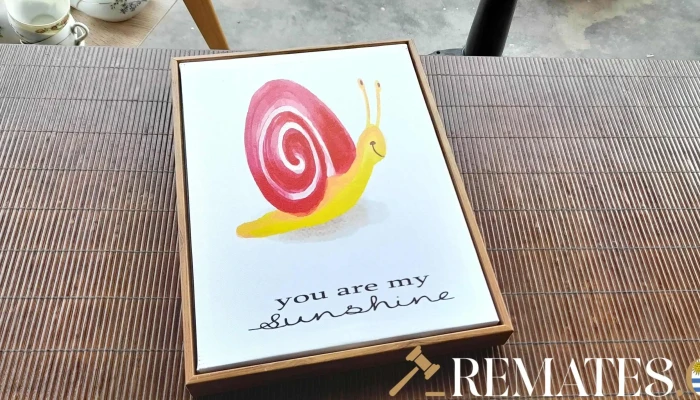 cuadro de tela de caracol