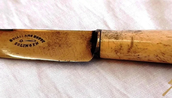 Cuchillo artesanal hoja Guillermo Hoppe