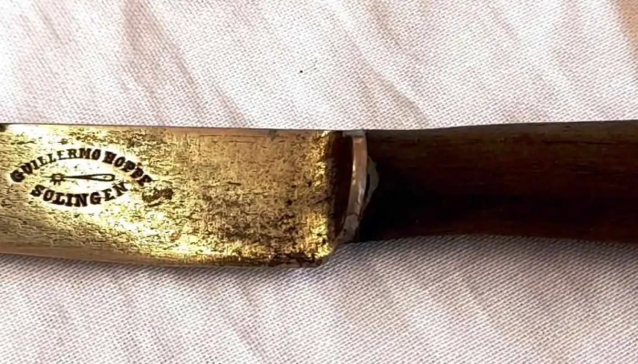 Cuchillo artesanal hoja Guillermo Hoppe