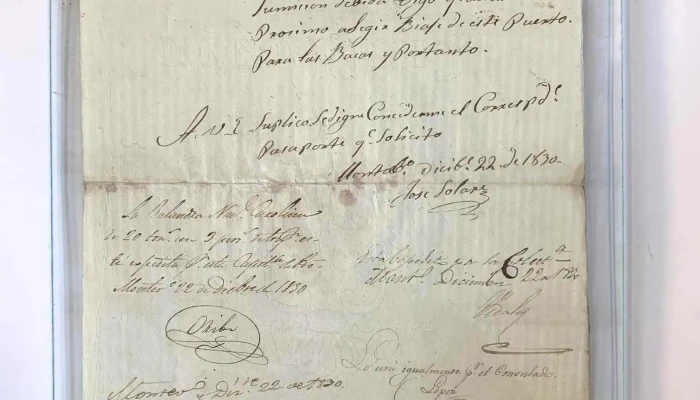 Documento De 1830 Firmado Oribe -  1 - 06-12-2020
