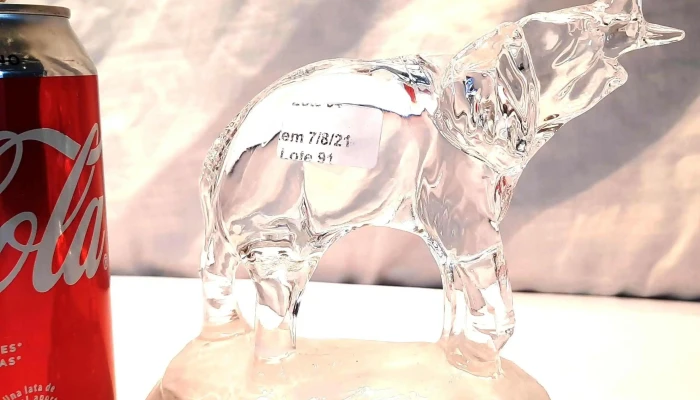 Elefante en cristal 17 x 17 cm