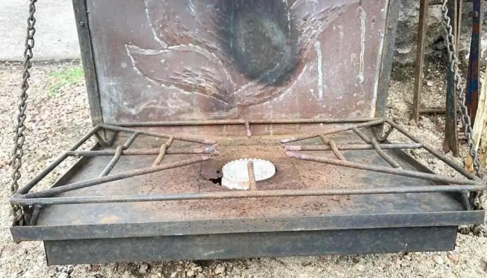 Estufa Con Chimenea Hierro Y Cobre Con Q 2 - 06-12-2020