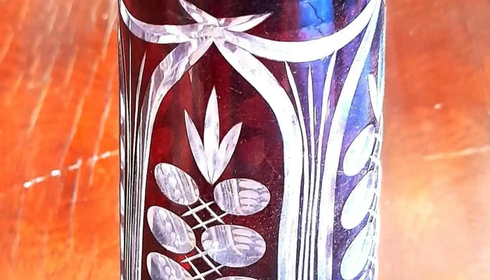 Florero Cristal Baccarat Color Rubi -  3 - 17-06-2021