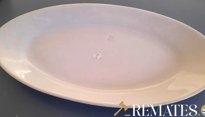 fuente oval de loza 50 x 27