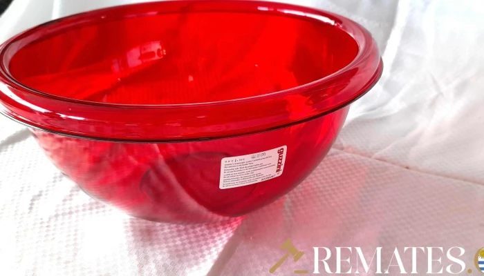 Gran Bouls De Plastico Color Rojo -  3 - 17-06-2021